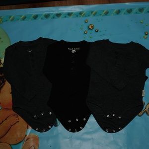 Set of 3 Planet Cotton Thermal Bodysuit